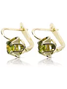 Žlutý peridot 14k žluté zlato  Vintage style vec018y